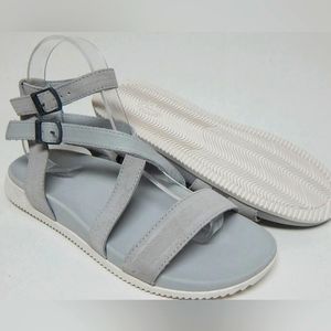 Chaco Women's Rose Sandal Gray Ankle Strap Sandals size 9